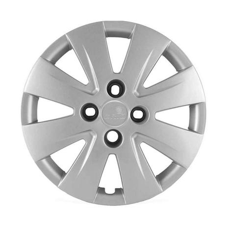 Calota Grid Aro 14 Prata Vw Gol Voyage Saveiro 2009 a 2012 Unidade Menor preço em Calota Grid Aro 14 Prata Vw Gol Voyage Saveiro 2009 a 2012 Unidade