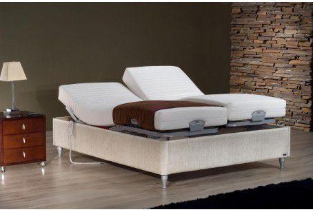 Menor preço em Cama Articulada Motorizada Pilati Zeus Com Colchão Dueto Látex 1,60x2,00 Bipartido