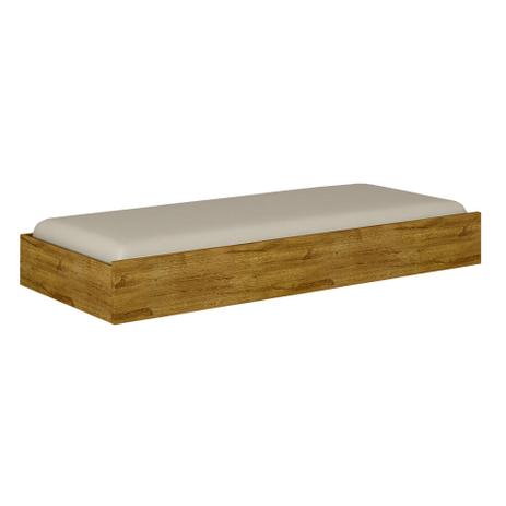 Cama Auxiliar Ravenna Freijó Dourada - Novo horizonte Menor preço em Cama Auxiliar Ravenna Freijó Dourada - Novo horizonte