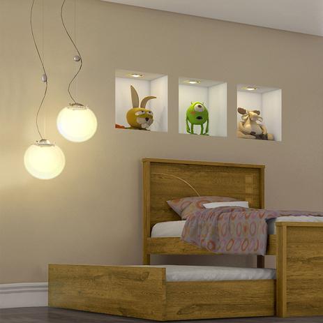 Cama Auxiliar Solteiro Ravenna Móveis Novo Horizonte Freijó Dourado Menor preço em Cama Auxiliar Solteiro Ravenna Móveis Novo Horizonte Freijó Dourado