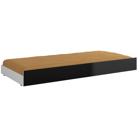 Cama Auxiliar Solteiro Sundae Plus Multimóveis Preto Menor preço em Cama Auxiliar Solteiro Sundae Plus Multimóveis Preto