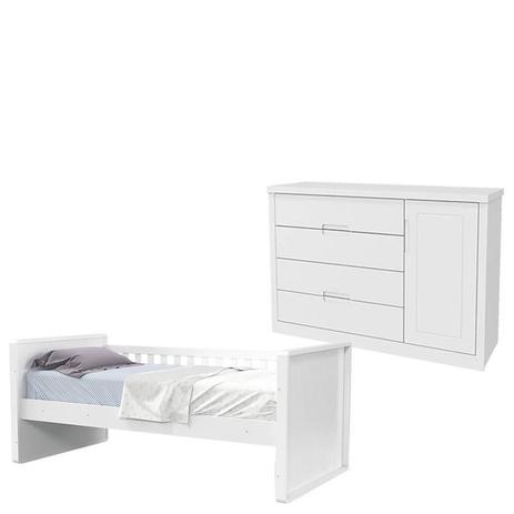 Cama Babá e Cômoda Infantil Tutto New Branco Acetinado - Matic - Matic Moveis Menor preço em Cama Babá e Cômoda Infantil Tutto New Branco Acetinado - Matic - Matic Moveis