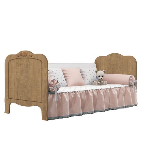 Cama Babá Imperial New Amendoa e Branco Acetinado - Potente móveis Menor preço em Cama Babá Imperial New Amendoa e Branco Acetinado - Potente móveis