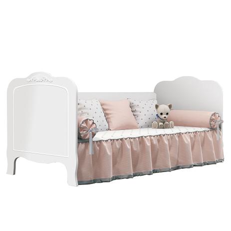 Cama Babá Imperial New Branco Acetinado - Potente móveis Menor preço em Cama Babá Imperial New Branco Acetinado - Potente móveis