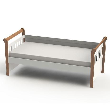 Cama Babá Júlia Branco Acetinado Amadeirado - Carolina Móveis - Carolina Baby Menor preço em Cama Babá Júlia Branco Acetinado Amadeirado - Carolina Móveis - Carolina Baby