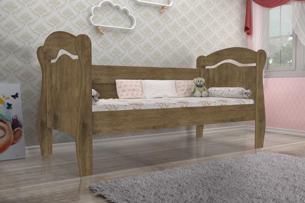 Cama Babá Nicole Jequitibá com Colchão - Ja móveis Menor preço em Cama Babá Nicole Jequitibá com Colchão - Ja móveis