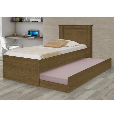 Cama Bibox Maia Com Cama Auxiliar - Carvalho - Tebarrot Menor preço em Cama Bibox Maia Com Cama Auxiliar - Carvalho - Tebarrot