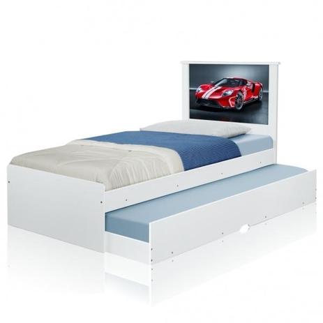 Cama Bibox Solteiro Carro Sport Vermelho Colchões - Tebarrot Menor preço em Cama Bibox Solteiro Carro Sport Vermelho Colchões - Tebarrot
