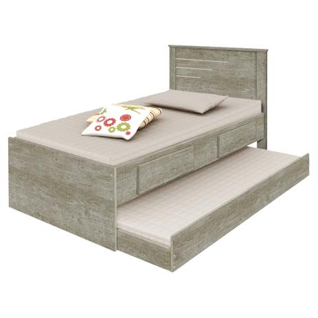 Cama Bibox Solteiro Manu Vanilla - Divaloto Menor preço em Cama Bibox Solteiro Manu Vanilla - Divaloto