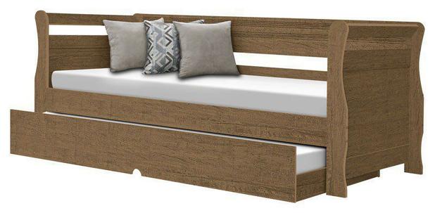 Cama Bibox Tebarrot Bari Carvalho/Carvalho Bicama Menor preço em Cama Bibox Tebarrot Bari Carvalho/Carvalho Bicama