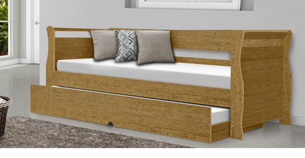 Cama Bibox Tebarrot Bari Mel/Mel Bicama Menor preço em Cama Bibox Tebarrot Bari Mel/Mel Bicama