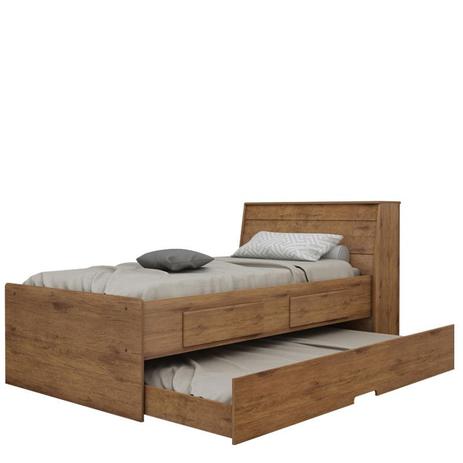 Cama Bibox Teen Madeirado - Gelius Menor preço em Cama Bibox Teen Madeirado - Gelius
