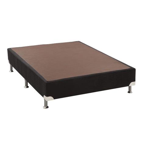 Cama Box Base Ortobom Universal Nobuck Black Casal 138 Menor preço em Cama Box Base Ortobom Universal Nobuck Black Casal 138