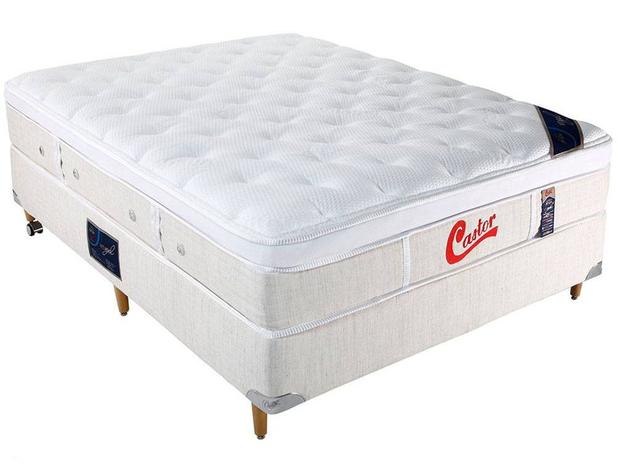 Cama Box Casal (Box + Colchão) Castor Mola - Ensacadas/Pocket 68cm de Altura Vitagel Menor preço em Cama Box Casal (Box + Colchão) Castor Mola - Ensacadas/Pocket 68cm de Altura Vitagel