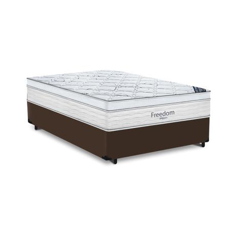 Cama Box Casal + Colchão De Molas Ensacadas - Ortobom - Freedom 138cm - Cama  Box Casal - Magazine Luiza