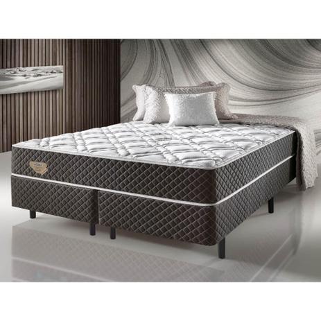 Cama Box Casal King Size com Molas ensacadas Relax Adorabile Marrom -  193X203X63Cm - Ecoflex - Cama King Size - Magazine Luiza