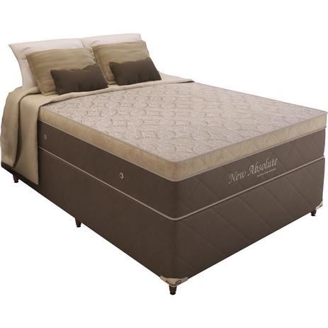 Cama Box Casal New Absolute Colchões Cesar Anatomic - Colchões césar anatomic Menor preço em Cama Box Casal New Absolute Colchões Cesar Anatomic - Colchões césar anatomic