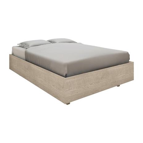 Cama Box Casal Queen Carvalho Super Framar Menor preço em Cama Box Casal Queen Carvalho Super Framar