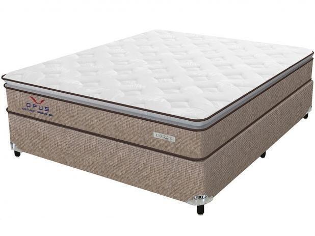 Cama Box + Colchão Casal Opus Plumatex Colchões 138x188x65 - Plumatex Colchões Menor preço em Cama Box + Colchão Casal Opus Plumatex Colchões 138x188x65 - Plumatex Colchões