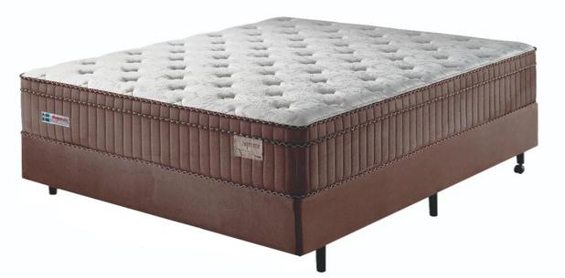 Cama Box+Colchão Casal Supreme Molas Pocket 138x188x59 Palemax - Palemax colchões Menor preço em Cama Box+Colchão Casal Supreme Molas Pocket 138x188x59 Palemax - Palemax colchões