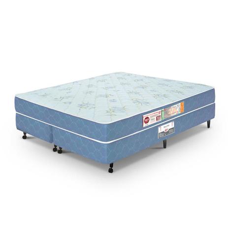 Cama box + colchão King Size Castor Espuma D45 Sleep Max 18cm Azul - Cama  Box King Size - Magazine Luiza