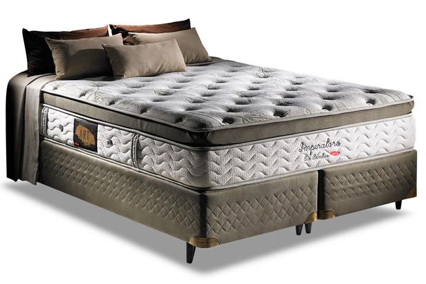 Cama Box+Colchão Queen Size Imperatore Eco Bamboo 158x198x74 Herval - Cama  Box Queen Size - Magazine Luiza