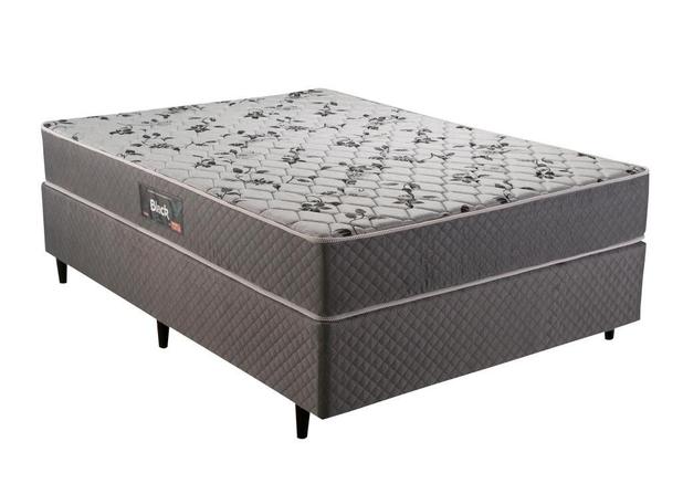 Cama Box + Colchão Solteiro Black Composto Bordado 88x188x53 Herval Menor preço em Cama Box + Colchão Solteiro Black Composto Bordado 88x188x53 Herval
