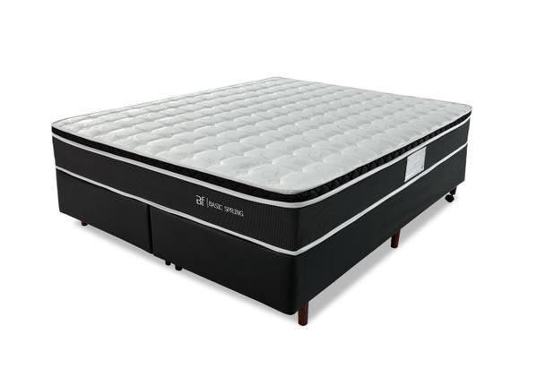 Cama Box King (Box + Colchão) Molas Verticoil BF Colchões 193x203x61cm Menor preço em Cama Box King (Box + Colchão) Molas Verticoil BF Colchões 193x203x61cm