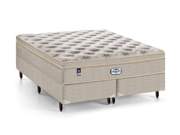 Cama Box King Size Colchão Sunset Blanc Latex+ Box 193x203Cm - Simmons Menor preço em Cama Box King Size Colchão Sunset Blanc Latex+ Box 193x203Cm - Simmons