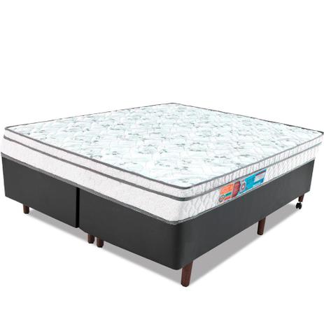 Cama Box Queen + Colchão D45 Espuma Ortopédico Firme Bf Colchões  158x198x58cm - Cama Box Queen Size - Magazine Luiza