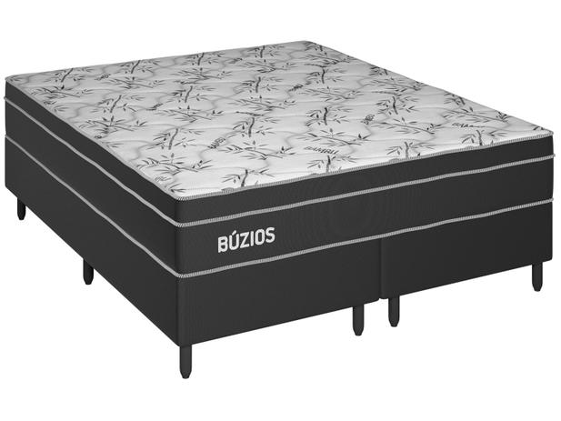 Cama Box Queen Size (Box + Colchão em Molas) - Plumatex Búzios Menor preço em Cama Box Queen Size (Box + Colchão em Molas) - Plumatex Búzios
