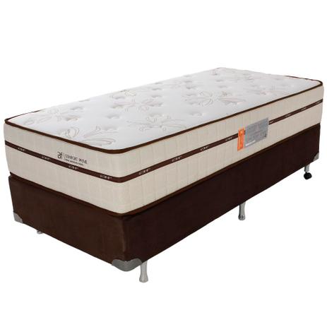 Cama Box Solteirão Colchão Molas Ensacadas com Espuma Premium D33 BF Colchões 97x203x64cm Menor preço em Cama Box Solteirão Colchão Molas Ensacadas com Espuma Premium D33 BF Colchões 97x203x64cm