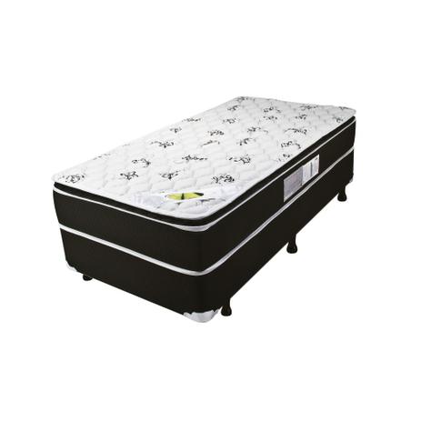 Cama Box Solteiro Aspen Molas Ensacadas com Pillow Top - Tecido Malha Bambu - 88x188x67 - Luckspuma Menor preço em Cama Box Solteiro Aspen Molas Ensacadas com Pillow Top - Tecido Malha Bambu - 88x188x67 - Luckspuma