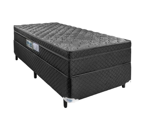 Cama Box Solteiro + Colchão de Solteiro Portobel Arezzo Black Molas  Ensacadas 70x78x188 cm - Preto - Portobel Colchões - Cama Box Solteiro -  Magazine Luiza