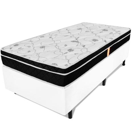 Cama Box Solteiro com Pillow Molas Superlastic 88x188x56cm - BF Colchões Menor preço em Cama Box Solteiro com Pillow Molas Superlastic 88x188x56cm - BF Colchões