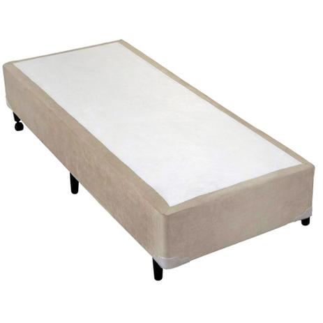 Cama Box SOLTEIRO Universal Camurça Bege - 096x203 - Cosmopolita Menor preço em Cama Box SOLTEIRO Universal Camurça Bege - 096x203 - Cosmopolita