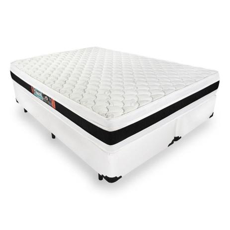 Cama Box Super King + Colchão De Espuma D45 - Castor - Black White Double  Face 193cm - Cama Box Super King - Magazine Luiza