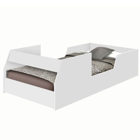 Cama Carro Bombeiro Infantil Branca com Colchão - Puga Menor preço em Cama Carro Bombeiro Infantil Branca com Colchão - Puga