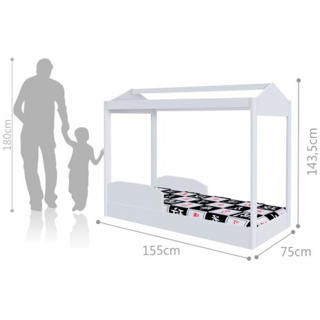 Cama Casa Montessoriana Infantil Branca e mel com Voal - Puga é boa?