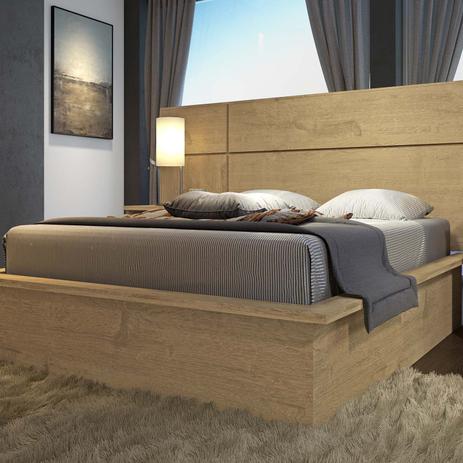 Cama Casal Baixa Made Marcs San Marino Amendôa Menor preço em Cama Casal Baixa Made Marcs San Marino Amendôa