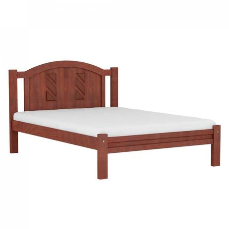 Cama Casal Grécia Móveis Cavazotto Mogno Menor preço em Cama Casal Grécia Móveis Cavazotto Mogno