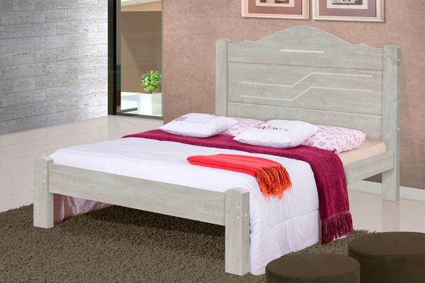 Cama Casal Thalia Estrado Reforçado Avelã Wood - Cambel Menor preço em Cama Casal Thalia Estrado Reforçado Avelã Wood - Cambel