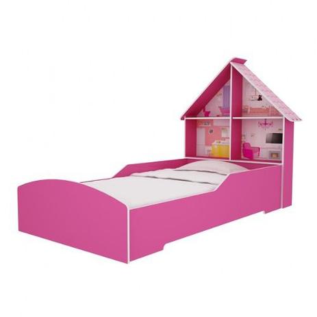 Cama Casinha 090 Pink Ploc - Gelius Menor preço em Cama Casinha 090 Pink Ploc - Gelius