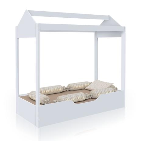 Cama Casinha Montessoriana Infantil Branca - Casah Menor preço em Cama Casinha Montessoriana Infantil Branca - Casah