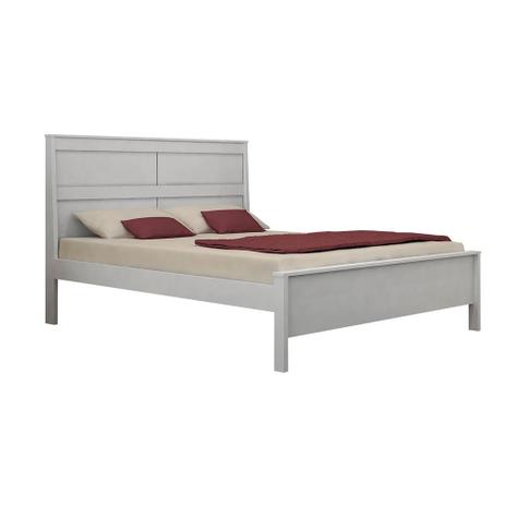 Cama de Casal Guanabara Plus Rufato - Branco Menor preço em Cama de Casal Guanabara Plus Rufato - Branco