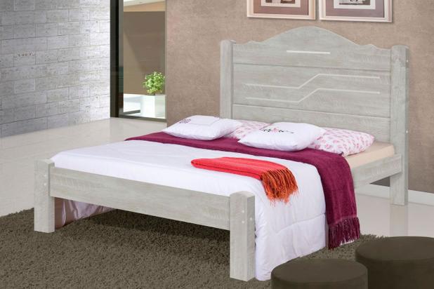 Cama de Casal Thalia Avelã Wood - Cambel Móveis - Móveis cambel Menor preço em Cama de Casal Thalia Avelã Wood - Cambel Móveis - Móveis cambel
