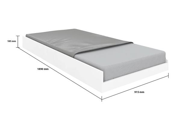 Cama de Solteiro Auxiliar Supreme MDF Branco - Robel é boa?