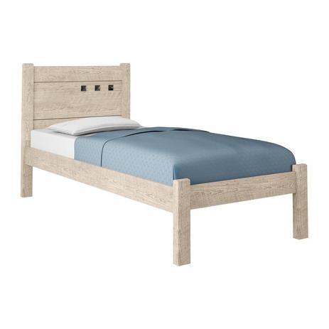 Cama de Solteiro Carvalho Paola II Framar Menor preço em Cama de Solteiro Carvalho Paola II Framar