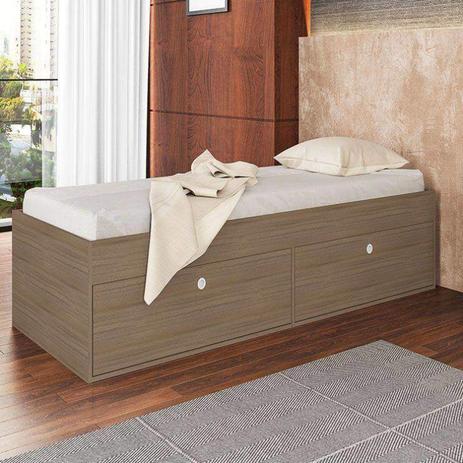 Cama de Solteiro com 4 Portas Tókio Quarto Art in Móveis Montana Menor preço em Cama de Solteiro com 4 Portas Tókio Quarto Art in Móveis Montana