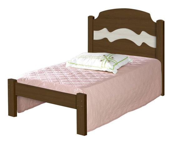Cama de Solteiro Iris Amendoa com Preto com Avelã - Cambel Móveis - Móveis cambel Menor preço em Cama de Solteiro Iris Amendoa com Preto com Avelã - Cambel Móveis - Móveis cambel